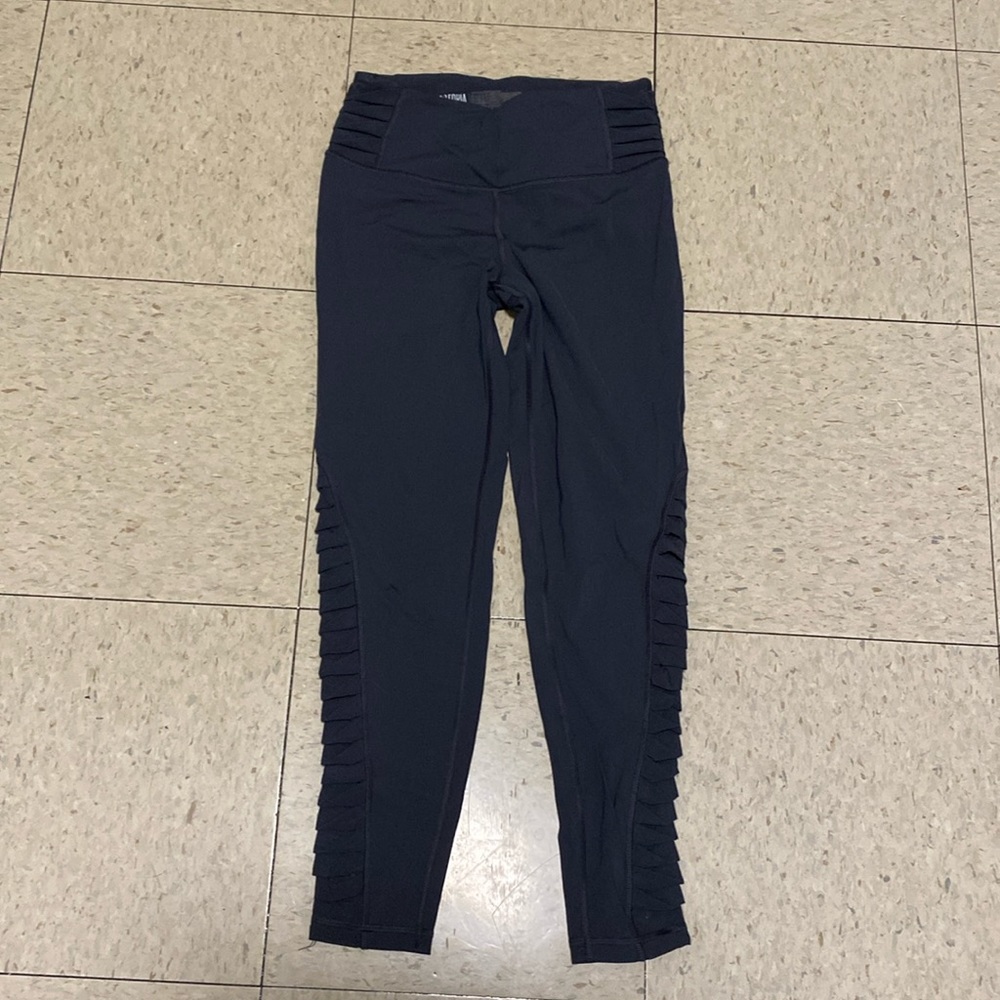 Victoria Secret Sport Black Leggings with Side Detailing